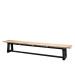 category SUNS | Tuinbank Ovada 220 x 40 cm | Matt Royal Grey 758737-01